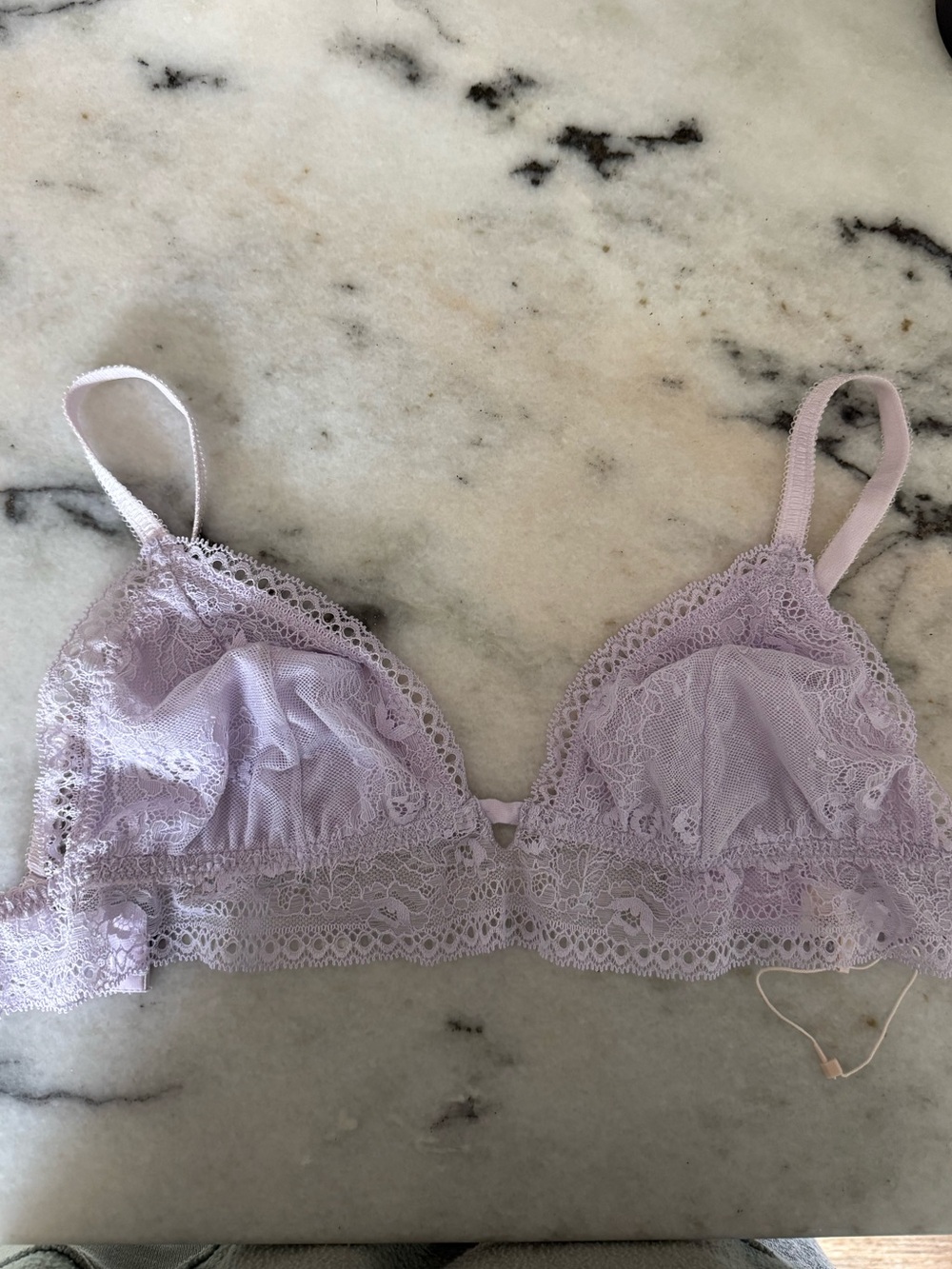 Eberjey light purple/lilac lace bralette size s new without tags